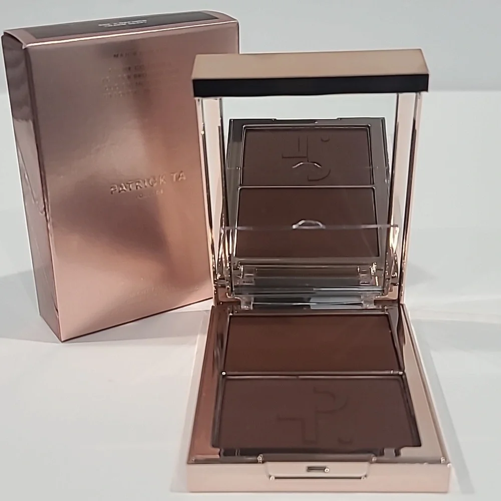 BNIB ✅ Patrick TA SHE'S DEFINED ( WARM DEEP) Contour & Powder Bronzer Duo